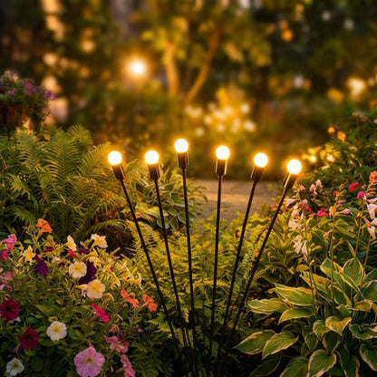 Enchanting Solar Garden Lights | Weatherproof Firefly Lamps for Outdoor Ambiance