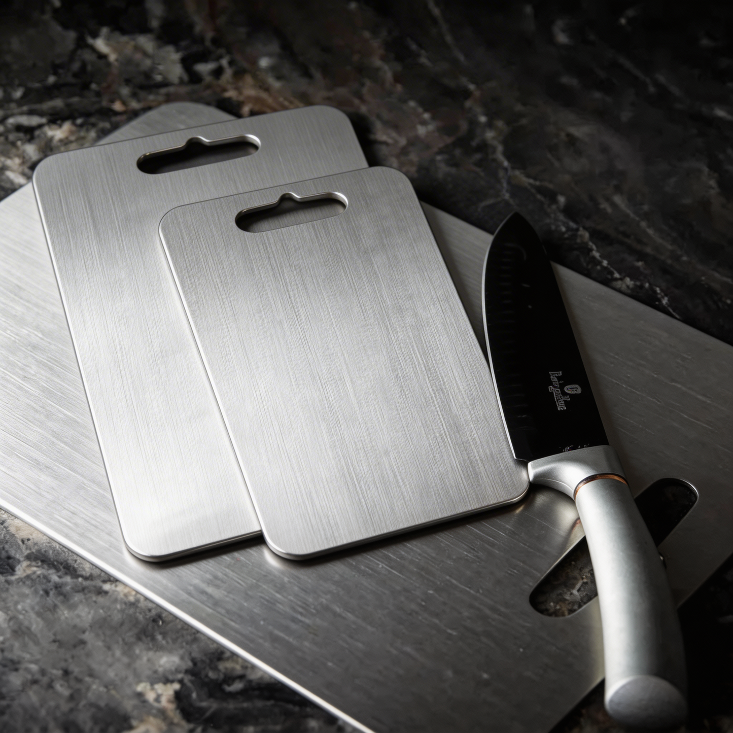 Stainless Steel Cutting Board with Antibacterial Surface | Durable & Hygienic for All Culinary Needs