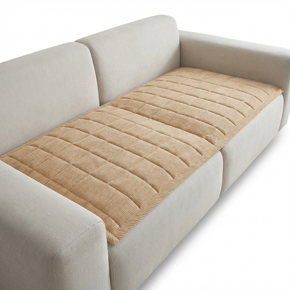 Metro Line | Quilted Sofa Cover with Non-Slip Design | Stylish Protection for Pets and Everyday Use