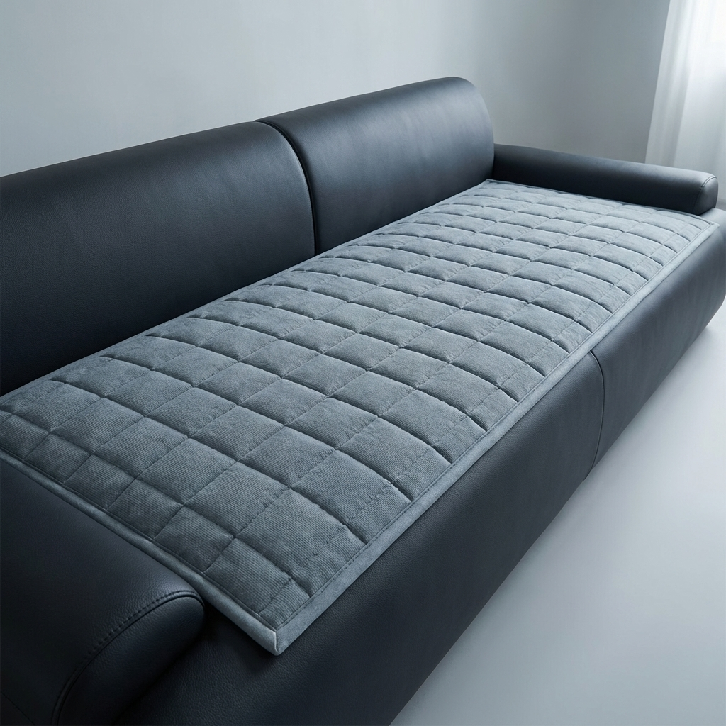 Metro Line | Quilted Sofa Cover with Non-Slip Design | Stylish Protection for Pets and Everyday Use