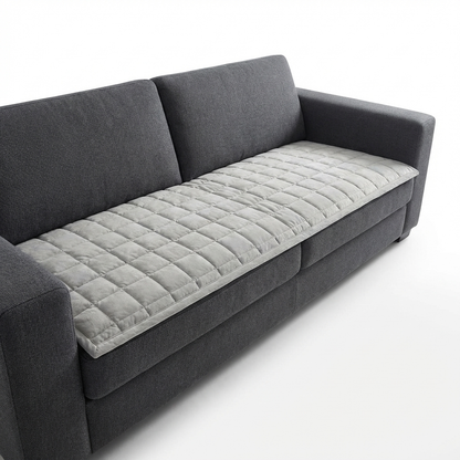 Metro Line | Quilted Sofa Cover with Non-Slip Design | Stylish Protection for Pets and Everyday Use